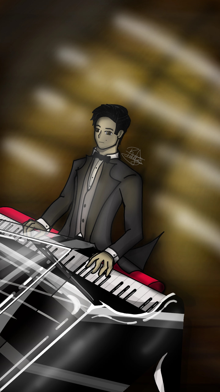Skecth finished! in the past I would like to have been a famous pianist / skecth terminado! Un el pasado quisiera haber sido un famoso pianista. #mypast #pastlife #fridayswithsketch #pianist #classicalmusician #Artyme