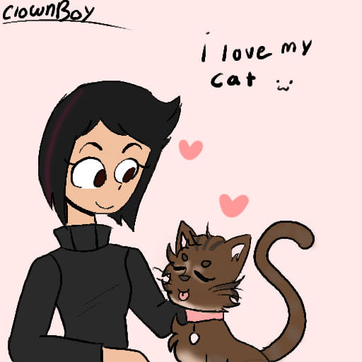 I pet my cat to cheer myself up :3 
#betterday #fridayswithsketch (I POSTED THIS LATE AW CRAP)