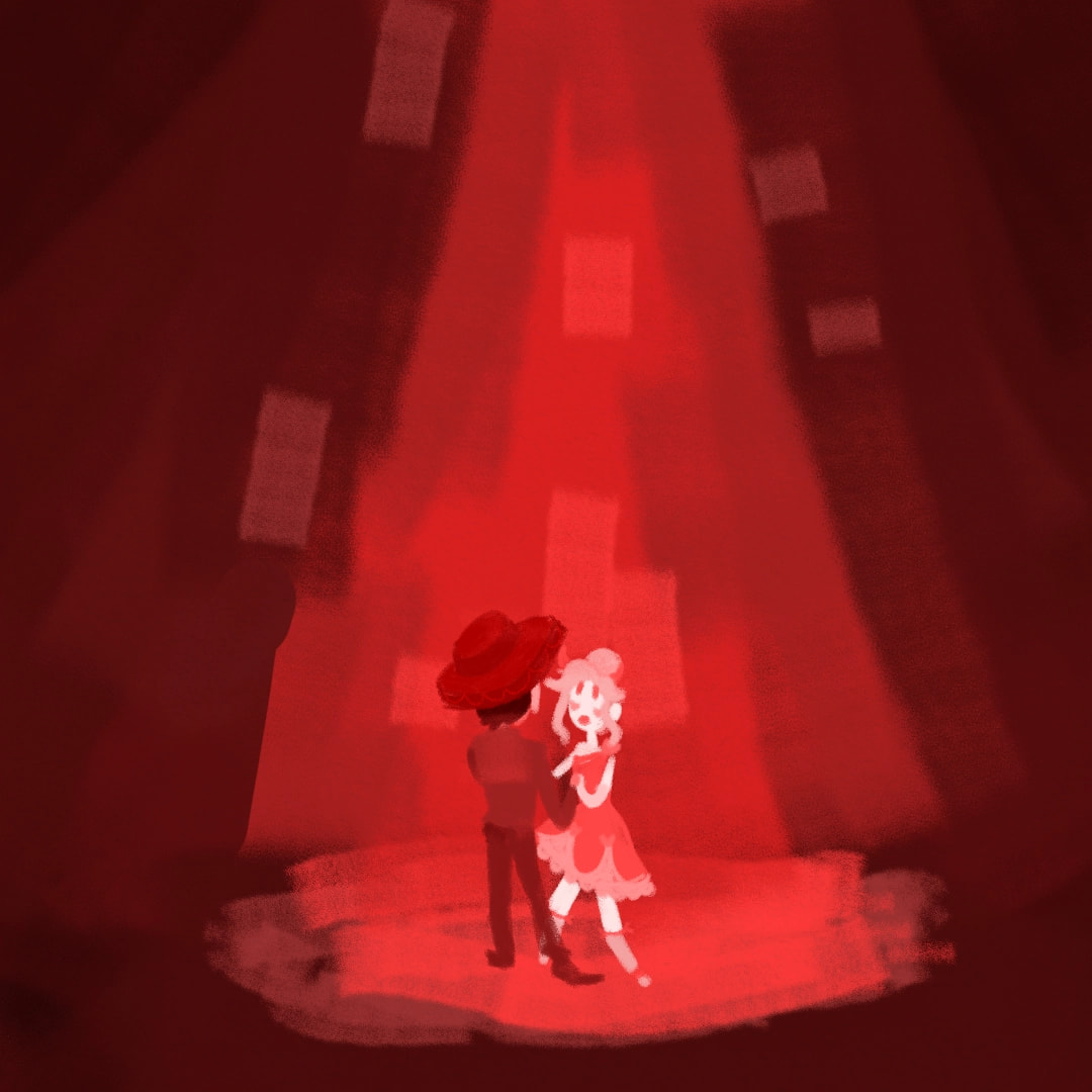 Moon of lovers. #starco #svtfoe #bloodmoonball #Redchallenge #red #colorweek ‪@sonysketch‬ this was fun (edit: god the more I look at this the more I love and hate it, I have weird feelings about it)
