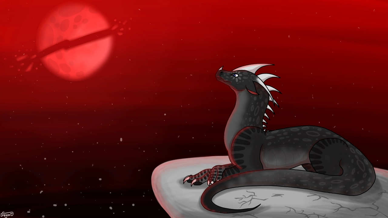Just something to thank you all for 300+ FOLLOWERZZZZZ!! Thank you all so much!! I don't really know what it is, just an idea of mine. XD Anyways, thank you all! #fridayswithsketch #dragon #mydragon #red #moon #broken #proud