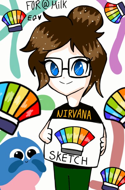 For: ‪@polish_milk‬ o (∩ ω ∩) o Congratulations for winning the "sketcher of the week" award !!! ;-) Do you want to use this as a profile pic. ? I made it exportable O:-) (update: NO WAY *_* THIS PIC IS IN FEATURED ?! TYSM! :3)