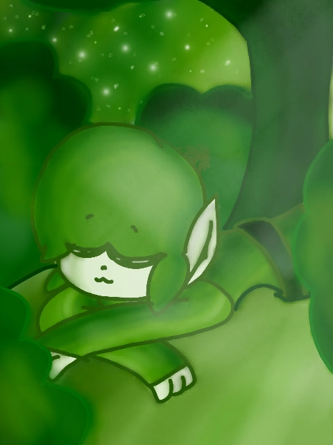 Holy Chicken Nuggets im proud of this XD. For Green Week I just drew Toon Link except he's all Green :P I drew this in sketch and it took about an hour to make :3 #greenchallenge #colorweek #thelegendofzelda Edit:I got featured Omg tysm guys! 💚