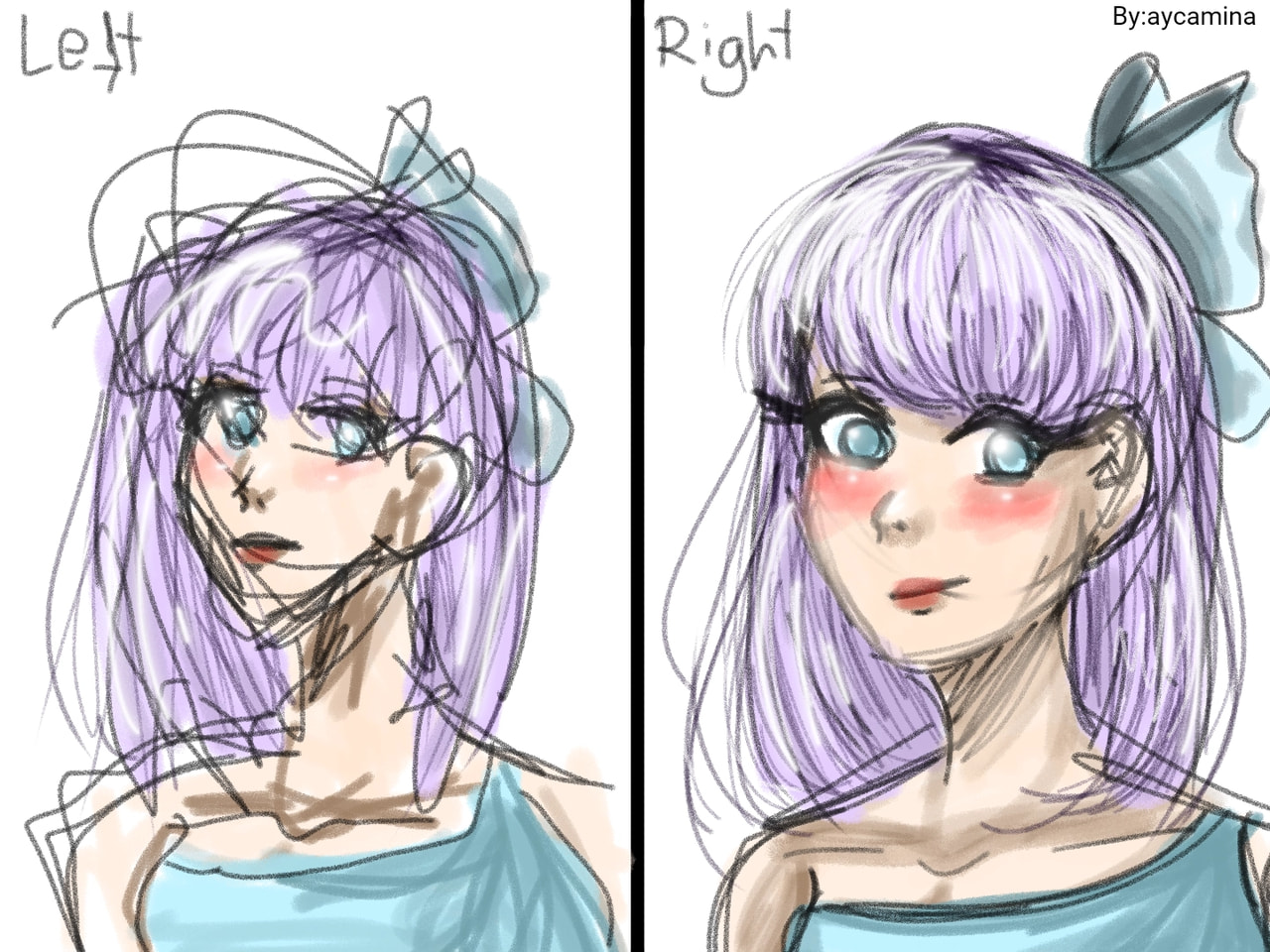 #LeftAndRight #fridayswithsketch ‪@sonysketch‬ Oky it's so bad I know xd Just a quick drawing and I hate it .s #art #sketch #drawing #paint #artwork #digitalart #leftandrighthandchallenge #sonysketch