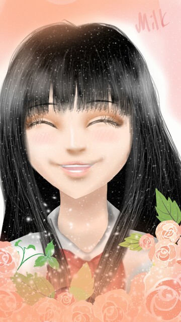 Tried to draw Kuronuma Sawako from Kimi ni Todoke xd #sawako #kiminitodoke #kuronuma #anime #girl #smile #idk #myfavcharacter #sonysketch #fridayswithsketch