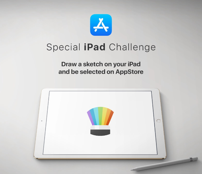 For those who have downloaded the iOS version of Sketch, we have a special iOS challenge.💡Draw something fabulous on your iPad that we can display on app store, to show the world what Sketch is all about. Tag with #Ipadchallenge to compete! 🏆✨