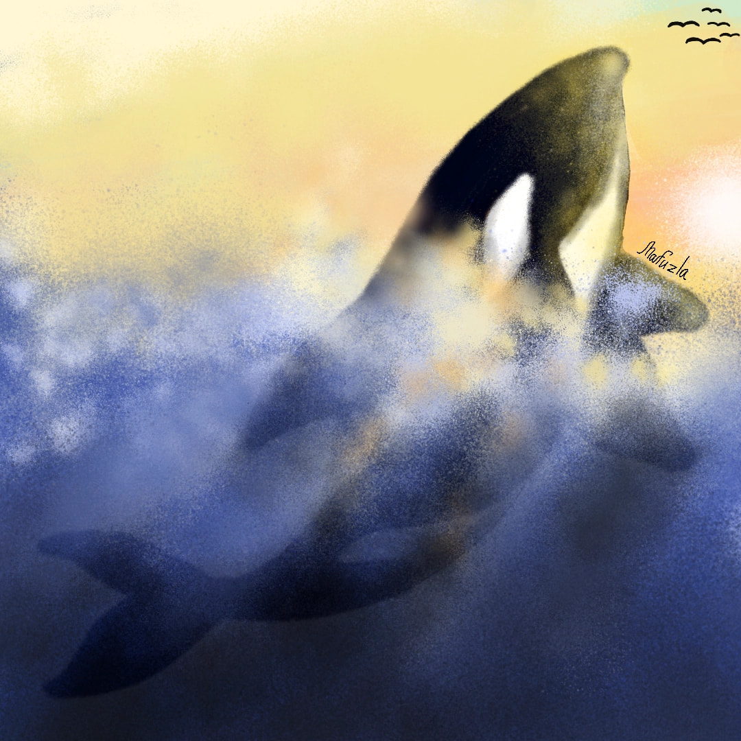 Нуууу хоть что-то... #inktober2018 #inktober #whale #КактоТак....