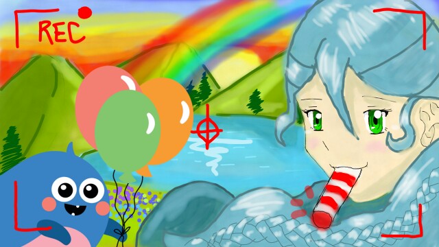 Happy birthday Otto!! 🎂 #meandotto #sketchworld #rainbowvalley #birthday #4stepstoz4 #SM #SilverMidnight