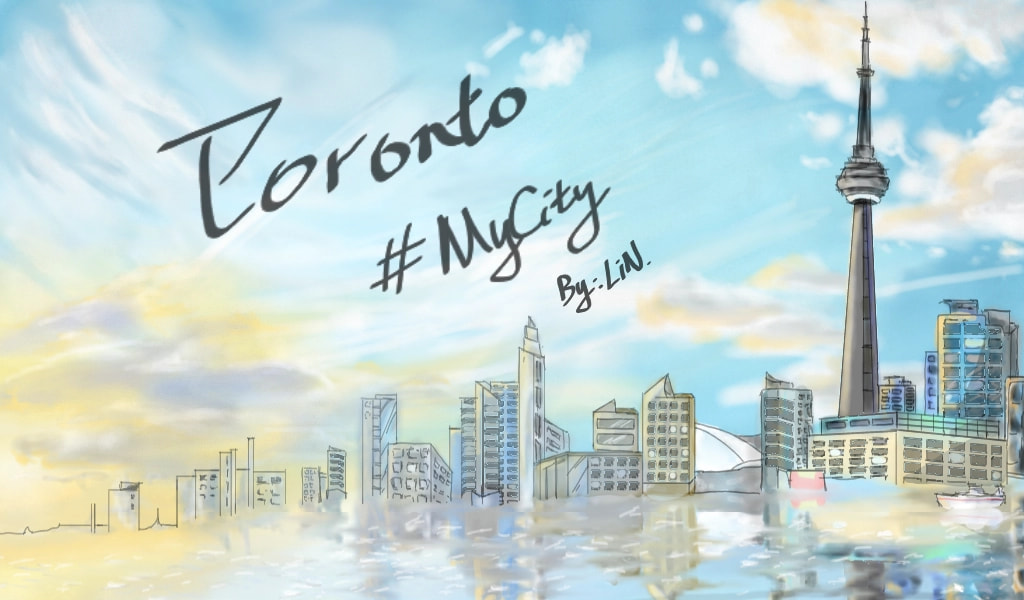 I live in Toronto ON Canada, it's a great place to visit with moderate climate! #fridayswithsketch #MyCity