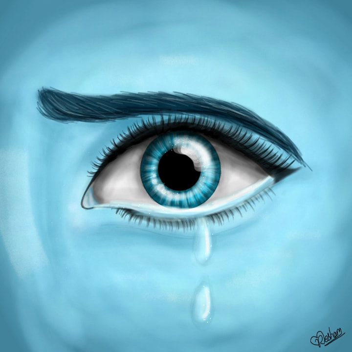 #bluechallenge #colorweek #sonysketch I am not good at drawing eyes 👀 Edit: thanks for feature