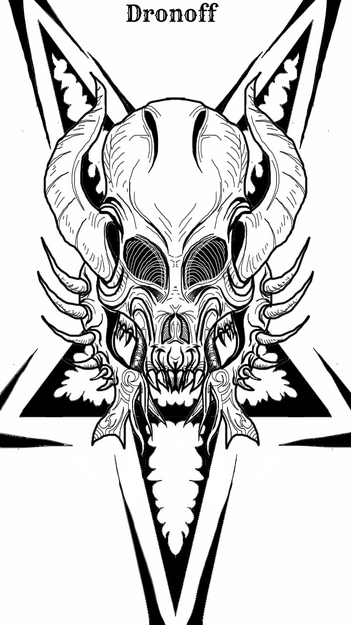 Emblem of the DEVIL... #666 ‪ #EVIL #devil #DRONOFFPRESENT #MadeinRussia #дьявол #сатана #пинтаграмма #Люцифер #Зло