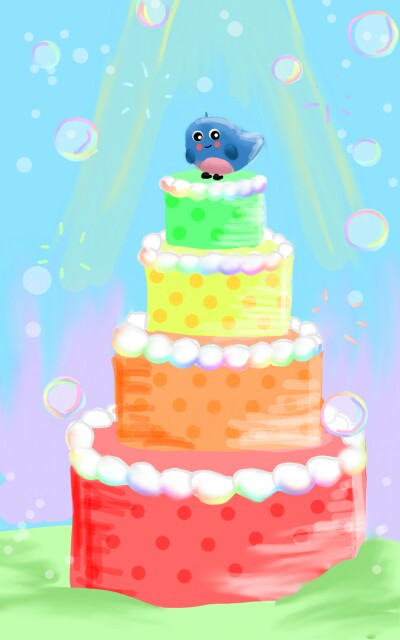 ‪@sonysketch‬ this is a bit late so I'm not entering for the tablet or anything but I made this fanart for Otto! Hope you enjoy! #meandotto #Otto #fridayswithsketch #sketchworld  #cake #4stepstoz4 #sketchparty