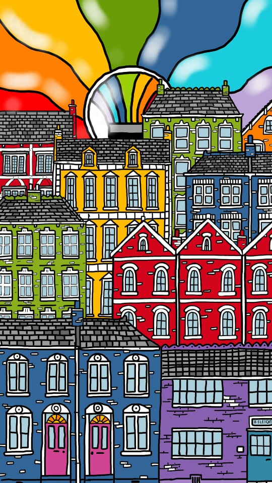 Rainbow Town.😁 #fridayswithsketch #googleplay