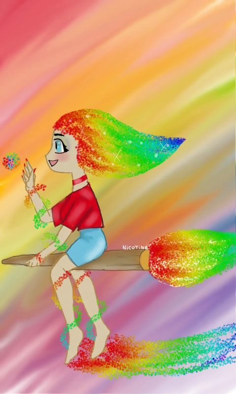 #Rainbow #rainbowchallenge #sonysketch #fridayswithsketch #girl