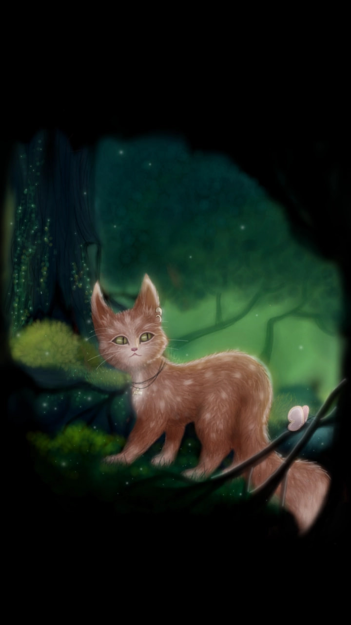 HELLO! I'm reposting this cuz I made it a bit better, even though it's barely noticable..sooo yeah this is an #Animal called coya. Coyas can shapeshift and this coya's name is Caramel :v Hope ya'll like it! #fridayswithsketch #forest #animalchallenge