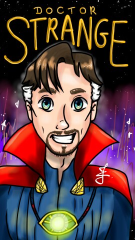Another Doctor Strange!! I'm sorry but I love him so much 😍😂😂 I'm pretty proud of the result😳  And THANK YOU SO MUCH FOR THE +1600 FOLLOWERS I LOVE YOU GUYS!!! 😱😍😍😍😘😳😳 #DoctorStrange #Marvel #BenedictCumberbatch