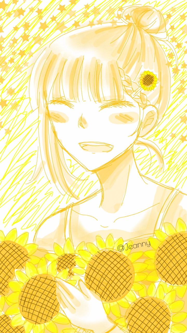 My first entry for ‪@sonysketch‬'s challenge‬. I drew a 🌻 girl. EDIT : OMG I GOT FEATURED AND 700+ LIKES!? WTF IS THIS REAL??? TYSM ALL😭💕 [#yellowchallenge #colorweek #sonysketch #100PercentSketch #girl #yellow]