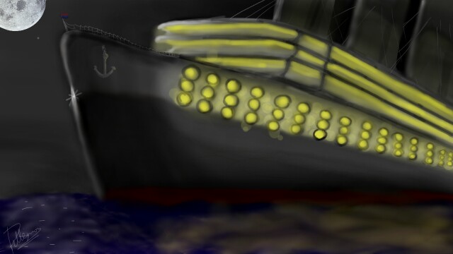 Finish sketch    #titanic???😦