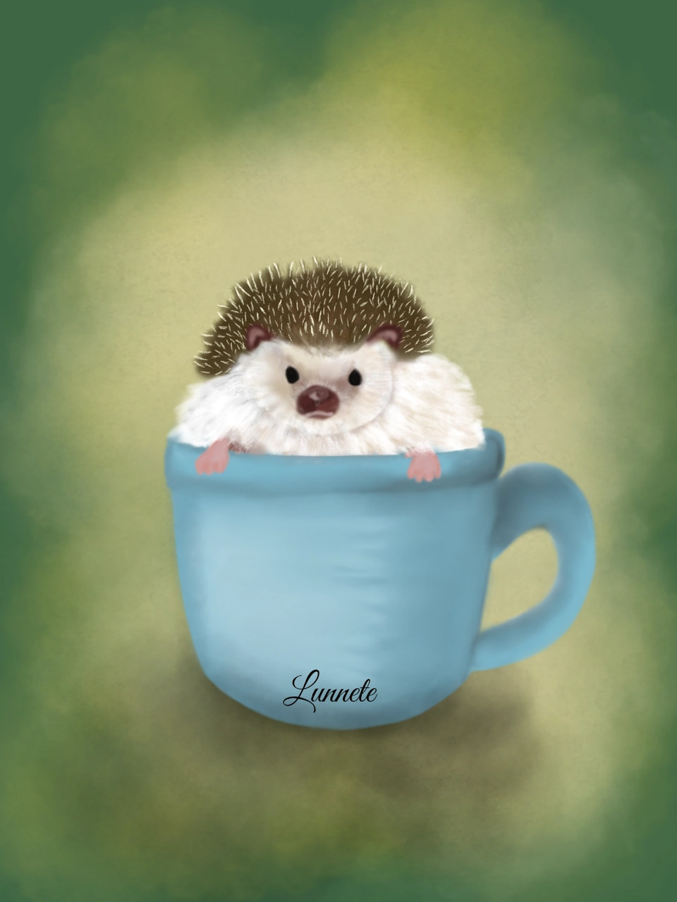 Day 25. Boo 👀 #inktober #inktober2018 #lunytober2018 #prickly #hedgehog #animal
