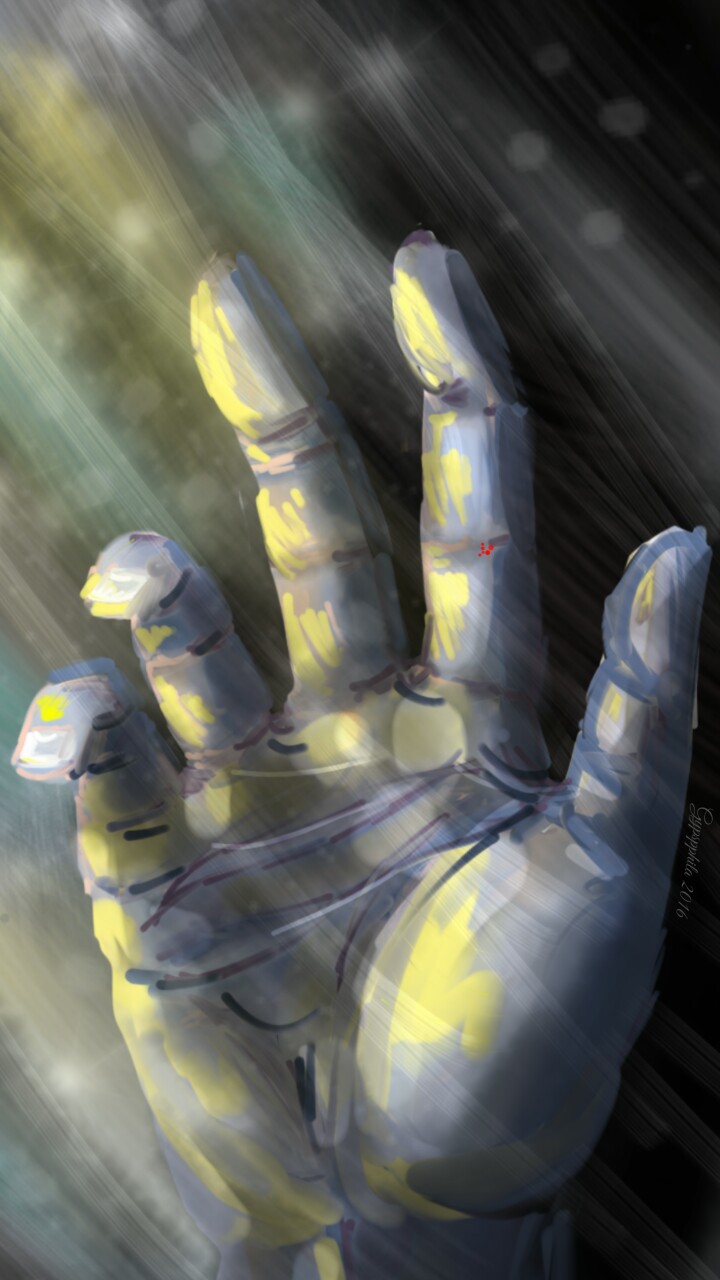 A hand. In light. Blue? #hand #practice #light #contrast #dunno #bluehand #heh.  :)