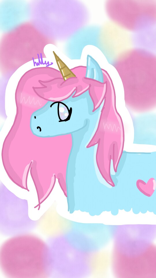 For ‪@NICKITHEPIZZAUNICORN 💖😁‬ ❤💖 thank u so much!! Your art is amazing and i love you'r unicorns!🦄🦄🦄💞💕🌈 pls go to follow her! #FollowHer #Unicorn #cute #Blue #pink #like pls leave a like if u like this picture!!🌟⭐