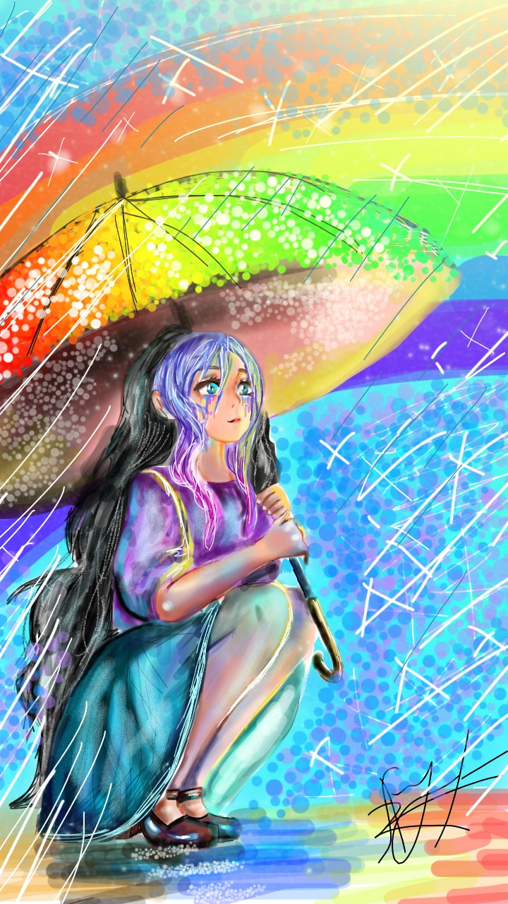 #rainbowchallenge #me #sketch #Rainbow #challenge #OC #Alyasr #fridayswithsketch #sonysketch ‪@sonysketch‬
