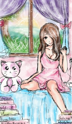 💖😁Here, is my dream vacation, i want to be in home with my phone forever xD #fridayswithsketch #mydreamvacation #girl #otaku #cute #kawaii😁💖
