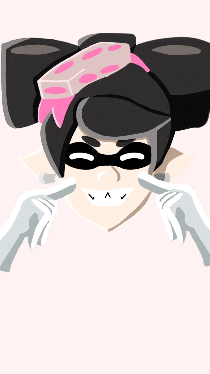 She is Callie from Splatoon! I've decided to draw her in the #linelesschallenge for the #fridayswithsketch! I work really hard  on it soo... I hope you enjoy 😁 #Callie #splatoon #Splatoon2 #splatoonArts #splatooncallie #splatoon2callie #squidsisters