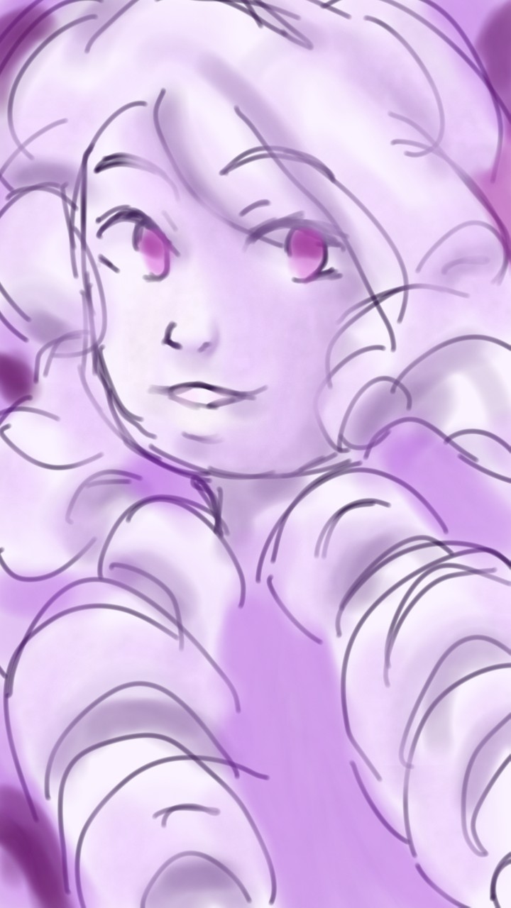 A quick doodle while in dc #drawing  #fridayswithsketch #frídaywithsketch #stevenuniverse #rose #colorweek #purple #sonysketch #purplechallenge
