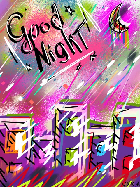 #goodnight #fridayswithsketch #manycolors #cringe #wtf edit : thanks for featured !