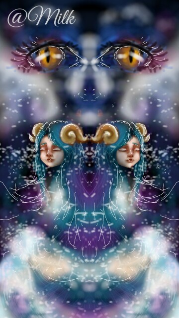 #symmetrytool #fridayswithsketch #sketch #sonysketch #Milk #Galaxy #magic #NewUpdate #girls #aries #eyes