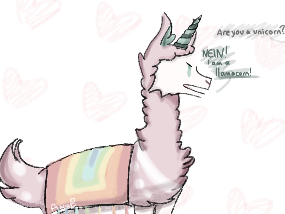 Studies show that if you fuse a common llama together with a rare unicorn- YOU GET A LLAMACORN! |#fusionchallange #FusionChallenge #fridayswithsketch ‪@sonysketch‬ it's not that creative, I know XD