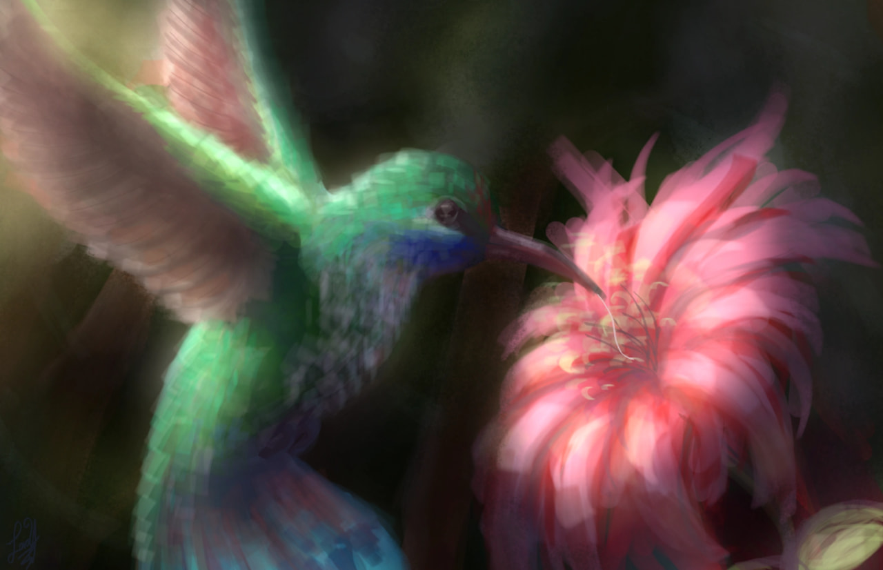 ‪@sonysketch‬ I really wanted to draw a Honduran Emerald Hummingbird, one of my favorite birds, they're an endangered species though.  #fridayswithsketch #fridaysforfuture #Bird #100PercentSketch #Nature
