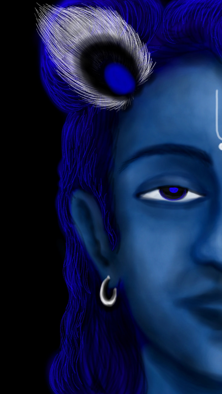 #fridayswithsketch #shadingchallenge #shadow #blue #krishna #indian