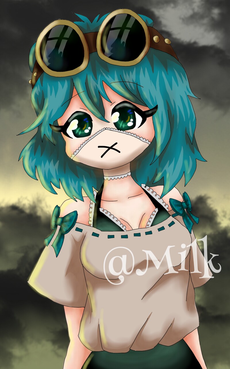 Ehh i dunno :v someone want her? :v if yes, write in comments and later i will choose someone who will get her :v #myocgifttoyou #fridayswithsketch #girl #OC #anime #manga #cute #steampunk