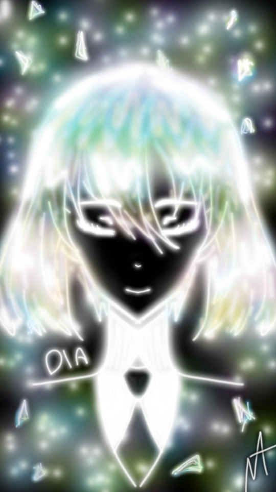 Diamond 💎 #housekinokuni #fridayswithsketch #GlowPenChallenge #sonysketch #anime #girl #LandOfTheLustrous #diamond N/A