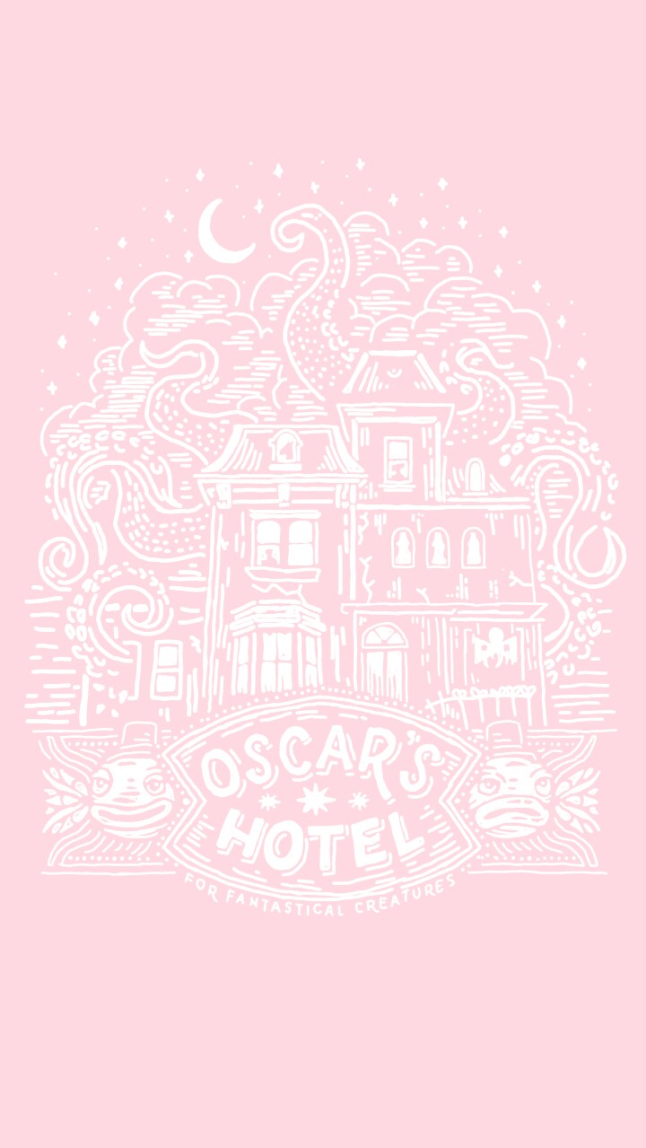 Just some remade oscars hotel art!! #oscarshotel #kickthepj #PewDiePie #phan #DanandPhil #pink