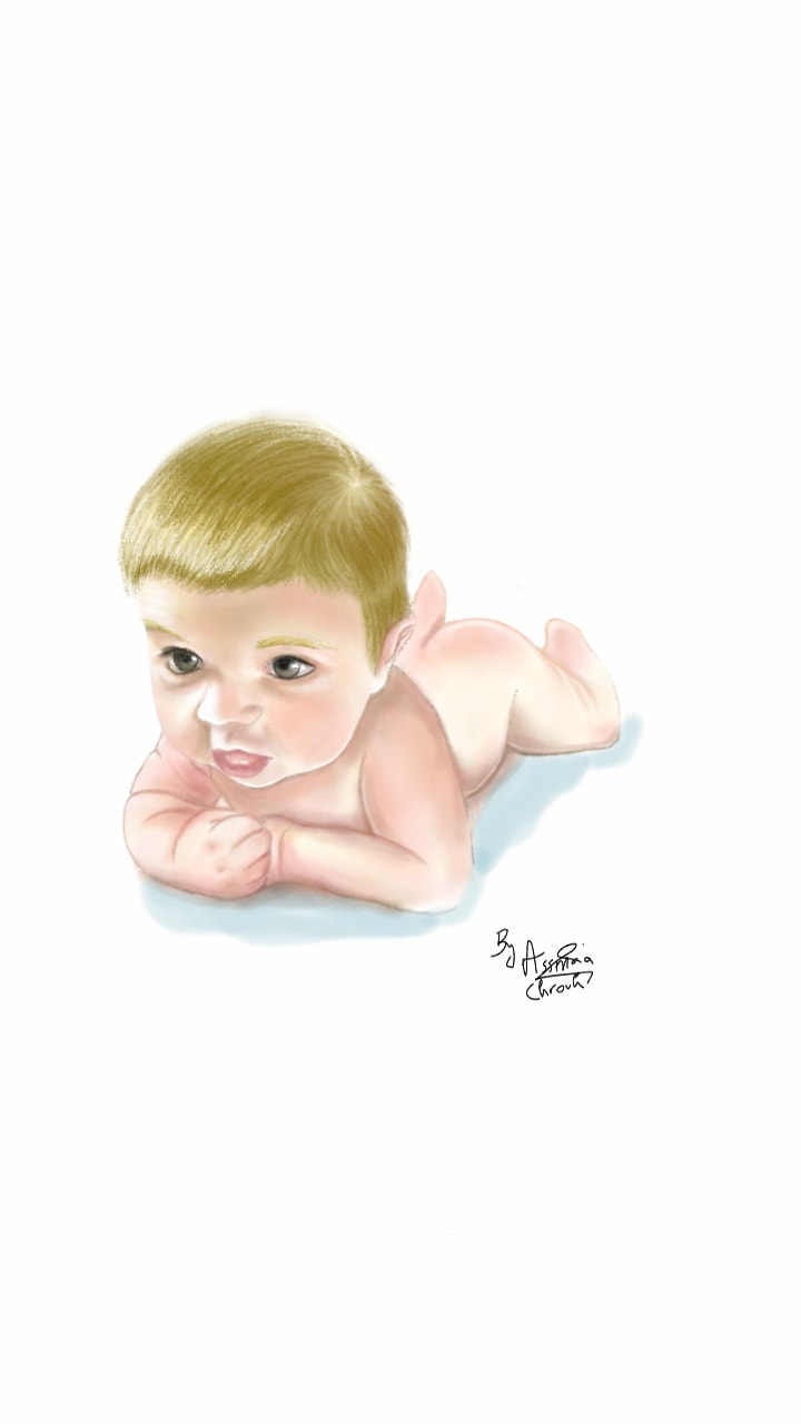 Drew my #baby nephew ❤ #cutenesschallenge