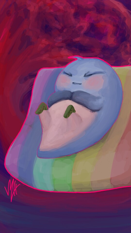Thanks for following me guys :D #fridayswithsketch #ottosadventures #Sadoch #wave #sleeping #chill #dream #dreaming #colors #sketch #red #Blue #otto