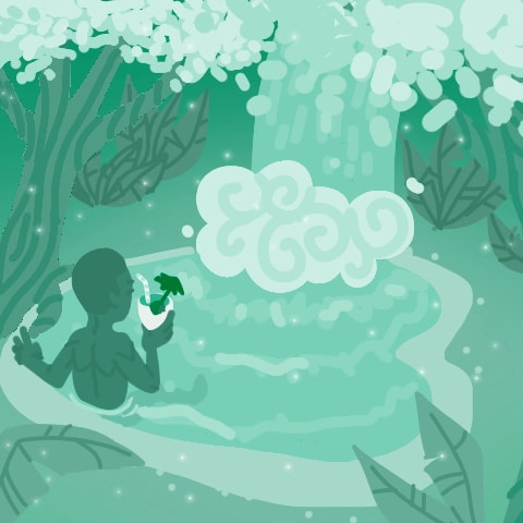Hot Tub in the Middle of a Forest? Sure thing! #onecolor #chirrusfeatured