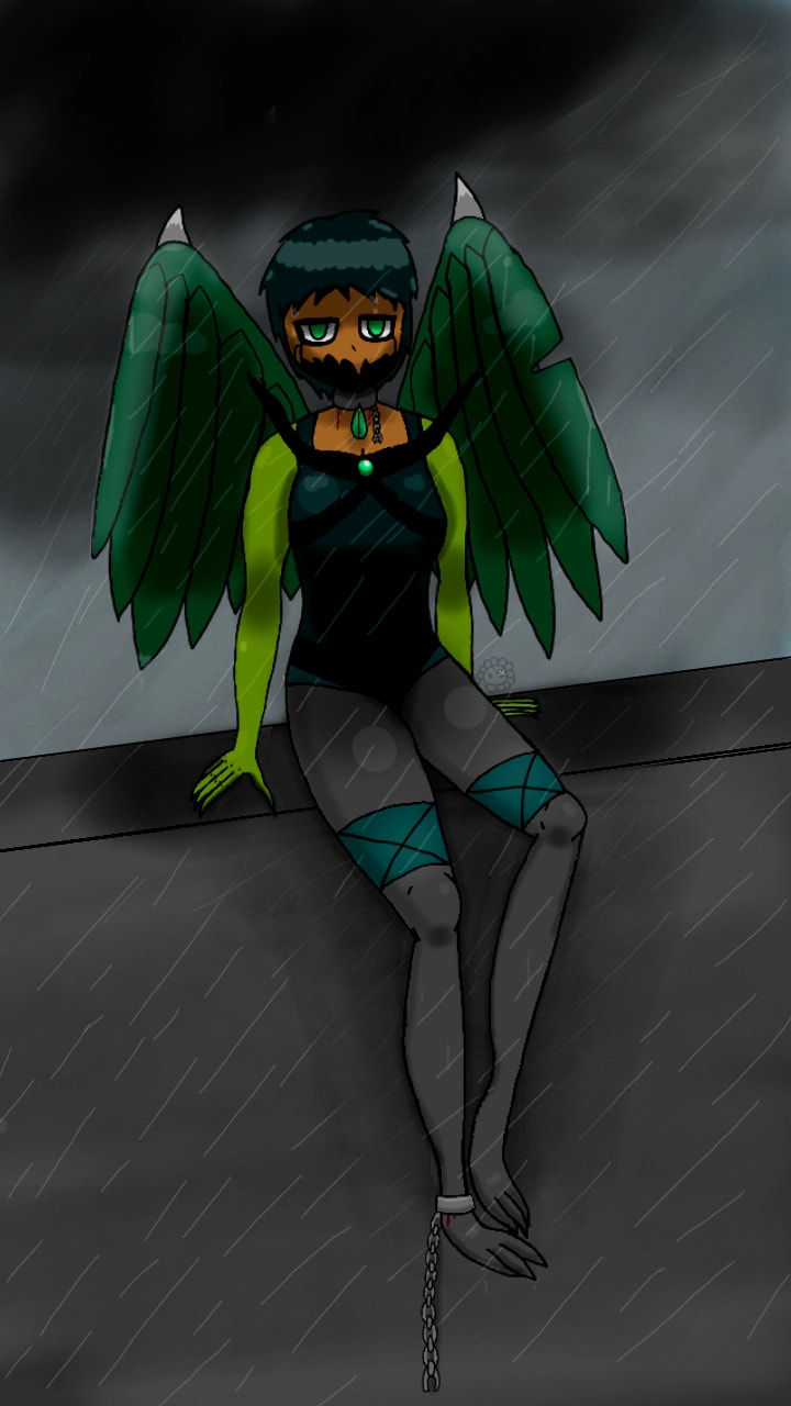 #myvillain So this is my "Villain". She's the true version of one of my already existing OCs. Hope you like it!