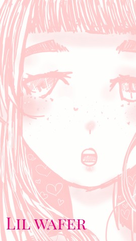 Don't mind this messy drawing :p #anime #girl #pink #hearts #sonysketch  man I haven't drawn here for ages lololol