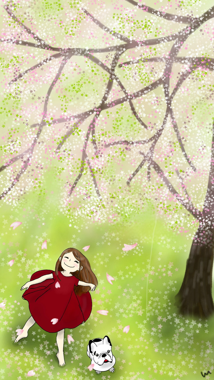 Enjoy cherry blossom!😄 桜を楽しむ。 #springchallenge