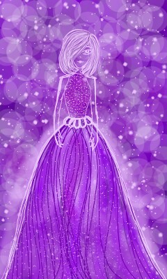 #purplechallenge #dailydecember #gown