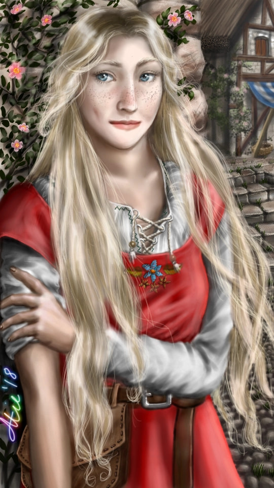 Owwwwh! Finally done! It was really a quest, I am out of my comfort zone with this XD #mainoc #thief #blondehair #Myfantasy #thuglife #medieval #sonysketch