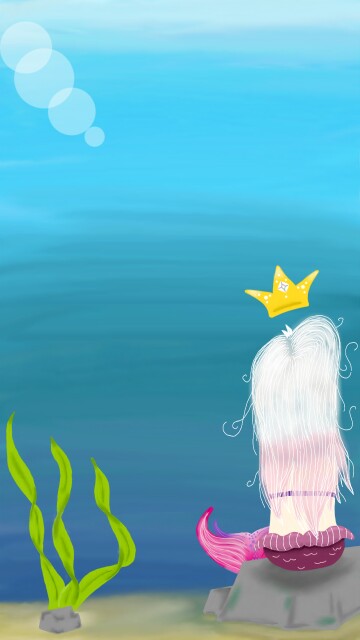 New drawing !!! 😃😃.... #mermaid  #underthesea