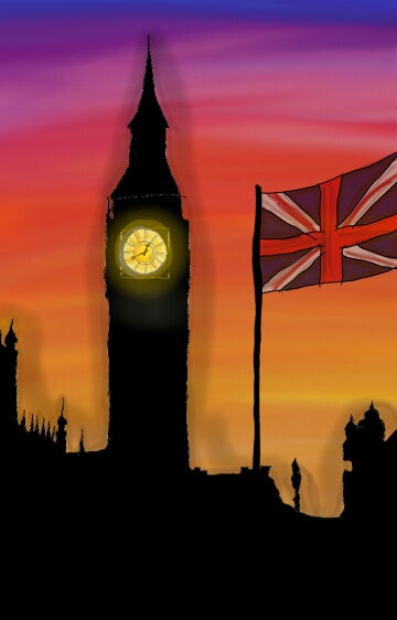 #fridayswithsketch #mycountry my drawing of big Ben for my country, le UK! ❤😊 #uk